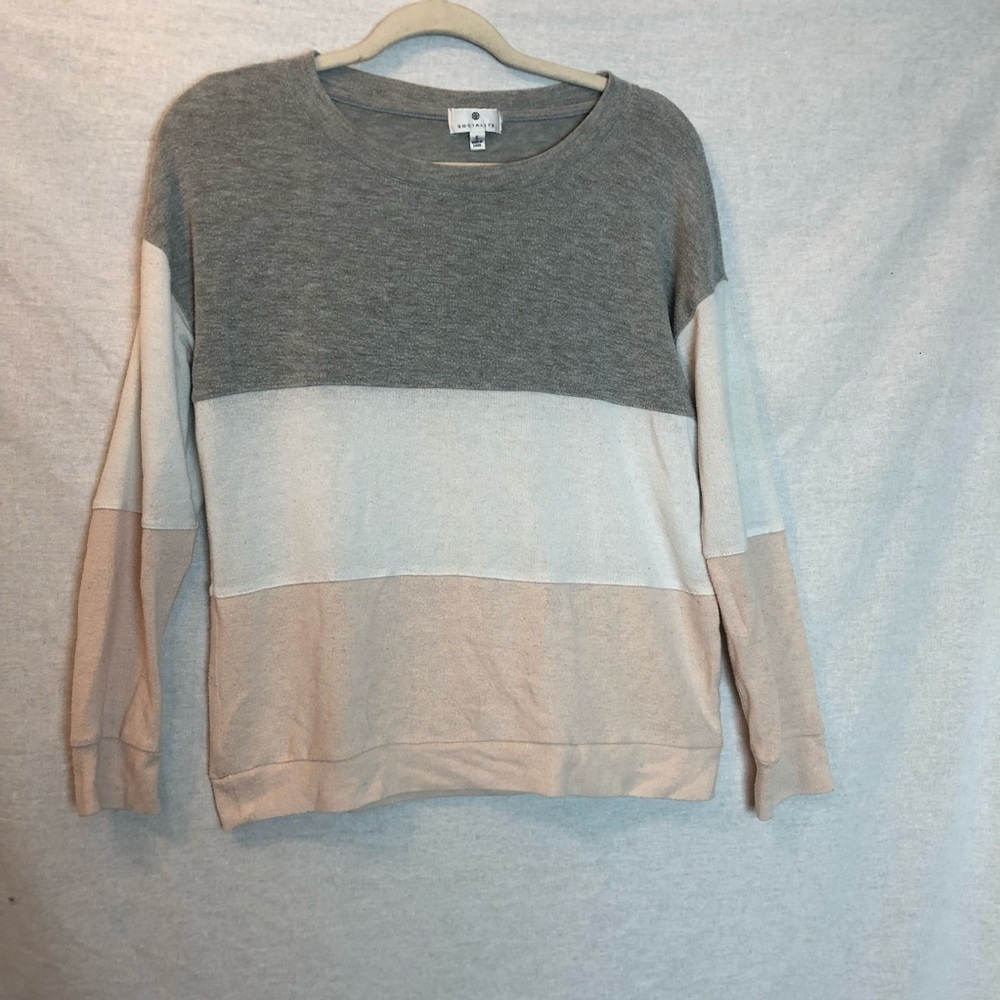 Socialite Colorblock Sweatshirt Size Small - Picture 3 of 7